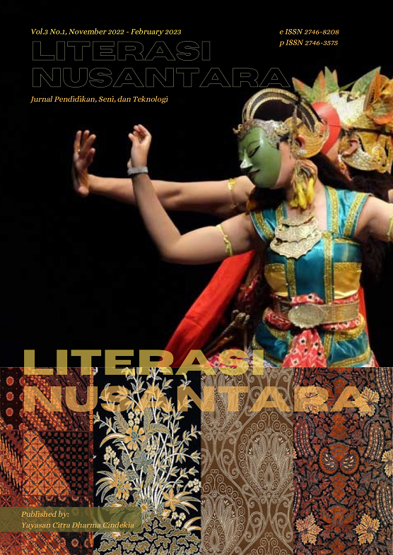 					View Vol. 3 No. 1 (2022): Literasi Nusantara: November 2022 - February 2023
				